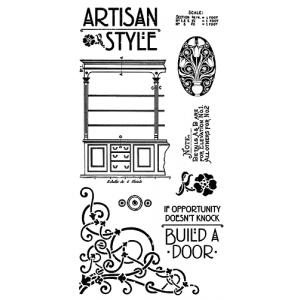 Artisan Style - Cling Stamp 1